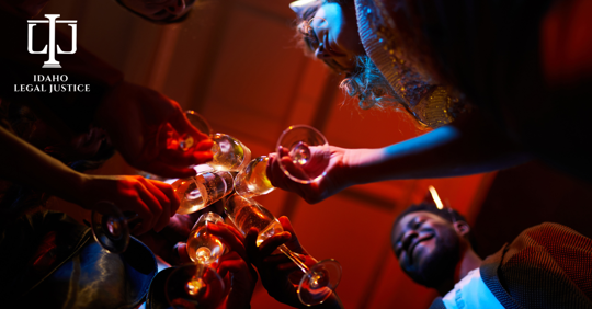 people drinking holidays